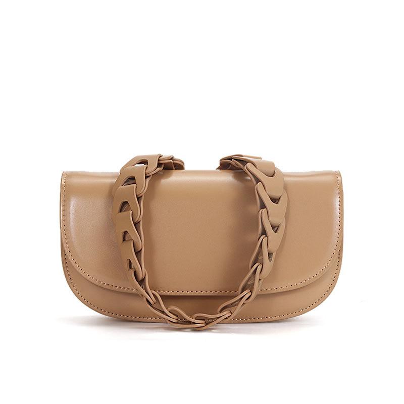 Fashion Underarm Bag Casual Women Split Leather Woven Shoulder Bags Female Crossbody Messenger Bag