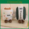 Plush Coffee Cup Toy Cartoon Pineapple Bun Doll Room Decoration Gift Holiday