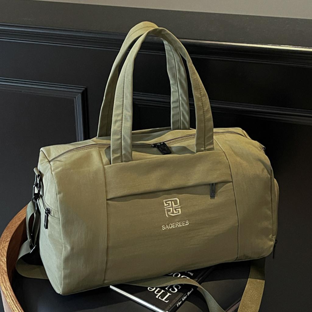 Large Capacity Travel Bag Light Handbag 2025 New Business Travel Portable Sports Fitness Luggage Simple Handbag