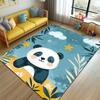 Super Soft Panda Rug for Living Room Cute Kids Game Mat Fluffy Carpet Home Decor Floor Mat Non Slip