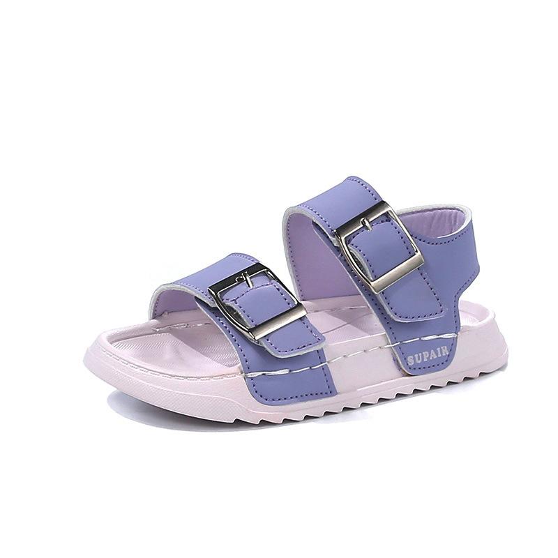 

Children Summer Open Toe Sandals Soft Sole Non Slip Casual Shoes for Baby Boys and Girls 26 size, inner length 15.9cm