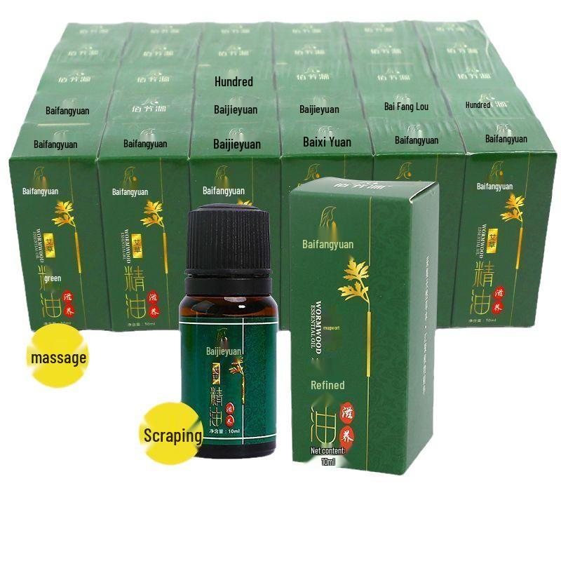 Mugwort Rose 10ml Massage and Spa Essential Oil for Beauty, Sauna, Foot Bath, Gua Sha.