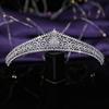 Cubic Zircon Casting Hair Jewelry Wedding Tiara Classic Bridal Hair Accessories Anniversary Women Crowns HG0036 Corona Princesa