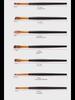 32-Piece Pink Makeup Brush Set with Black Wood Handles