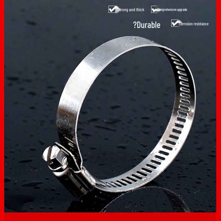 Zacisk do węża i rury ze stali nierdzewnej 201 do wody, okapu kuchennego, pralki, rury gazowej