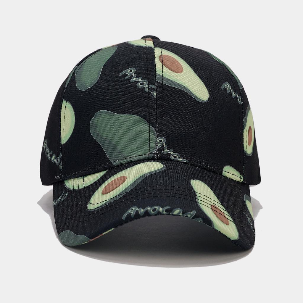 Tropical fruit banana pattern full print baseball cap women's fashion breathable shopping cap men's sports sun hat tide