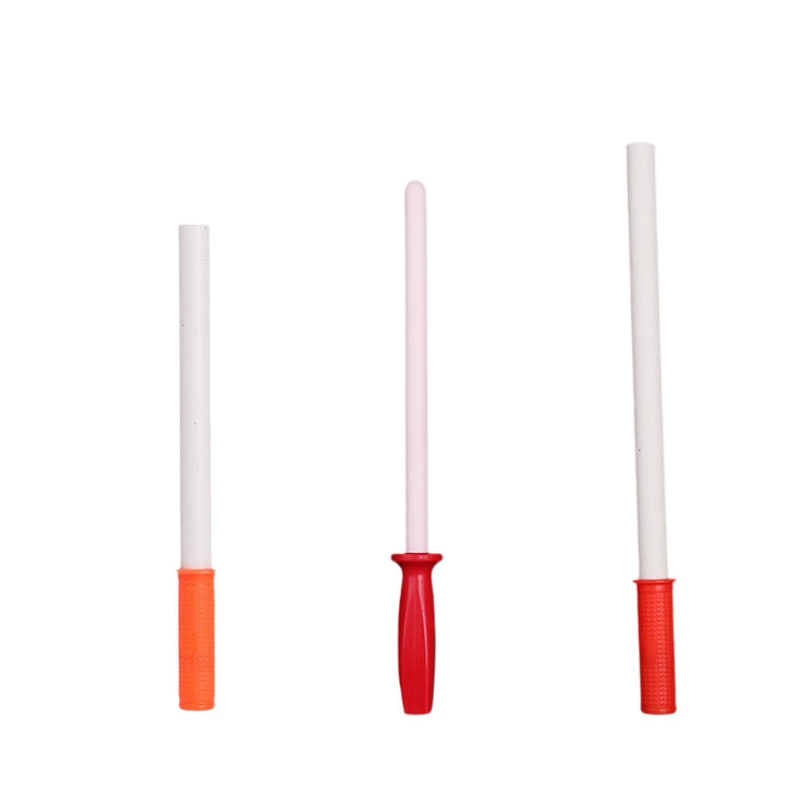 

Sharpening Rod Sharpener Bar Comfortable Handle Portable Ceramic Honing Rod 33cm