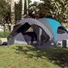 VidaXL Family Cabin Tent 6 Person Blue Waterproof, Tent, Garden Tent, Outdoor Shelter, Camping Tent, 94638