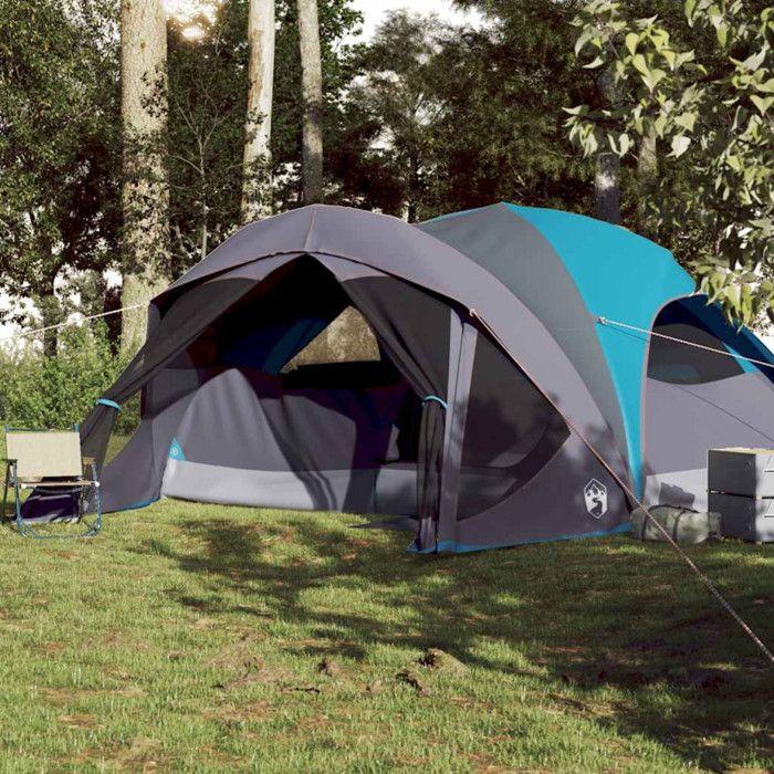 VidaXL Family Cabin Tent 6 Person Blue Waterproof, Tent, Garden Tent, Outdoor Shelter, Camping Tent, 94638