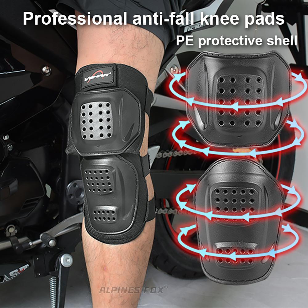 Summer Breathable Motorcycle Knee Pads Elbow Anti-fall Locomotive Off-road Racing Equipment Rider Knee Pads Protective Gear