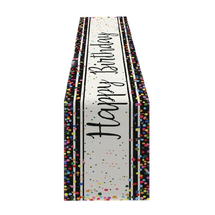 Dining Table Cloth Placemat Happy Birthday Decoration Table Cloth Placemat Color