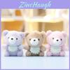 Plush Bear Keychain With Soft Pp Cotton Filling For Girls Gift And Bag Decor