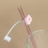 Silicone Sealing Straw Plug Reusable Drinking Dust Cap Cartoon Plugs Tips Cover Suit Kitchen Cup Diy Accessories