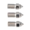 3Pcs 3D Printer Nozzles M6 Copper Plated CHT High Speed Nozzle Replacement Set for Ender 3 V3 SE End