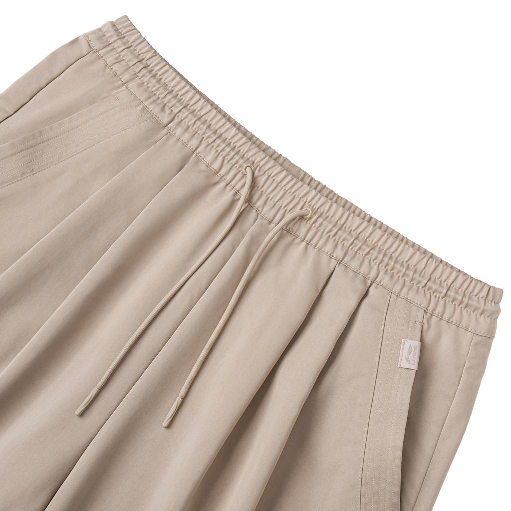 Li Ning Kung Fu Series Cool Technology Comfortable Casual Pants Women pants Khaki AKXW350-3