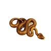 Vintage Alloy Snake Figurine Fine Carving For Figurine Decor Gifts For Snake Lovers