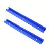 ABUL-2Pcs 30 Type T-Track T-Slot Miter Track Jig Fixture Slot Connector Woodworking Chute Rail Carpentry Tools, Durable 40Cm