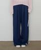 PINK PINEAPPLE Buddy Ribbon Track Pants_Navy