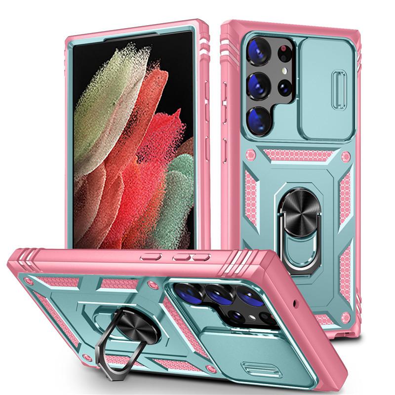 Suitable for Samsung A54 Sergeant Push Window Car Magnetic Suction Mobile Phone Case Samsung S25 Ultra Anti Fall Protection Case
