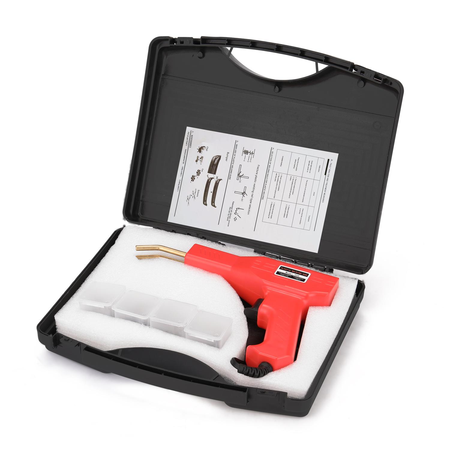 

50 Вт Удобный пластиковый сварочный аппарат, горячий степлер, сварочный аппарат, паяльник для пластиковых скоб, ремонтная машина, инструменты для ремонта бампера автомобиля EU plug