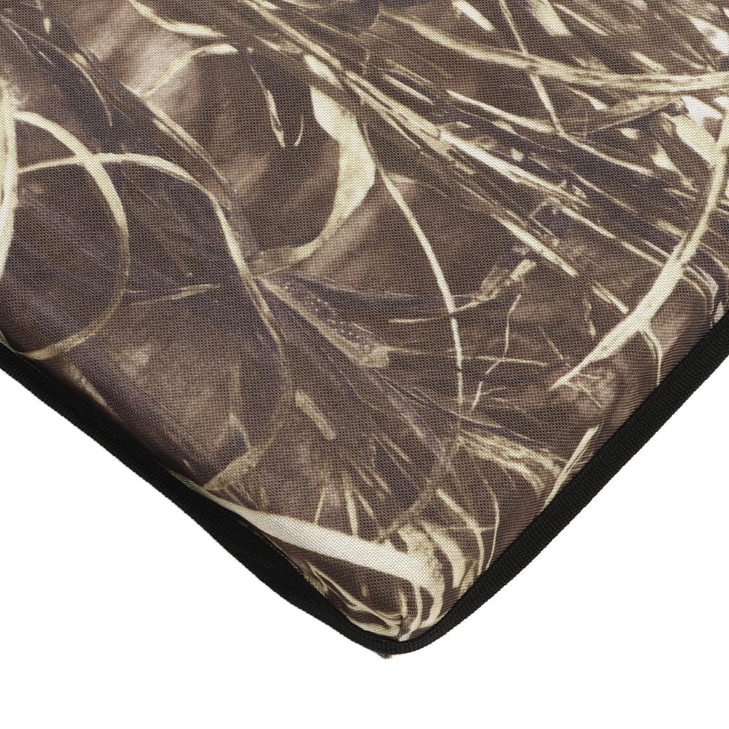 Square Cushion Mat with Lanyard Single Layer Oxford Cloth Foam Filling Pad for Outdoor Stadium