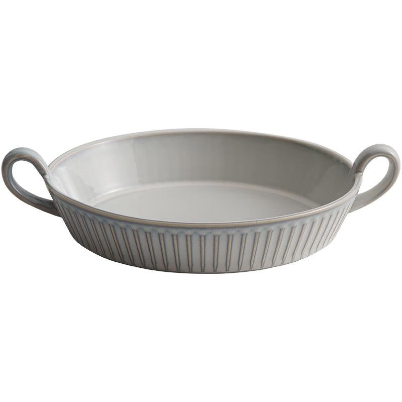Changbaosen 11-inch Kiln-Glazed Ceramic Baking & Serving Dish
