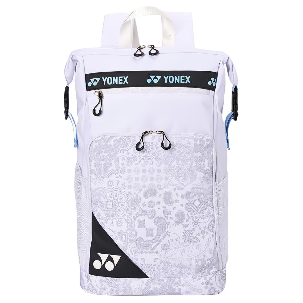 Yonex Ethnic Style Fabric Backpack Regular Unisex Couple Unisex backpack White Blue BA249CR-207