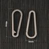1PCS Titanium Alloy Keychain Buckle Key Ring Car Accessories Titanium Buckles EDC Outdoor Tool