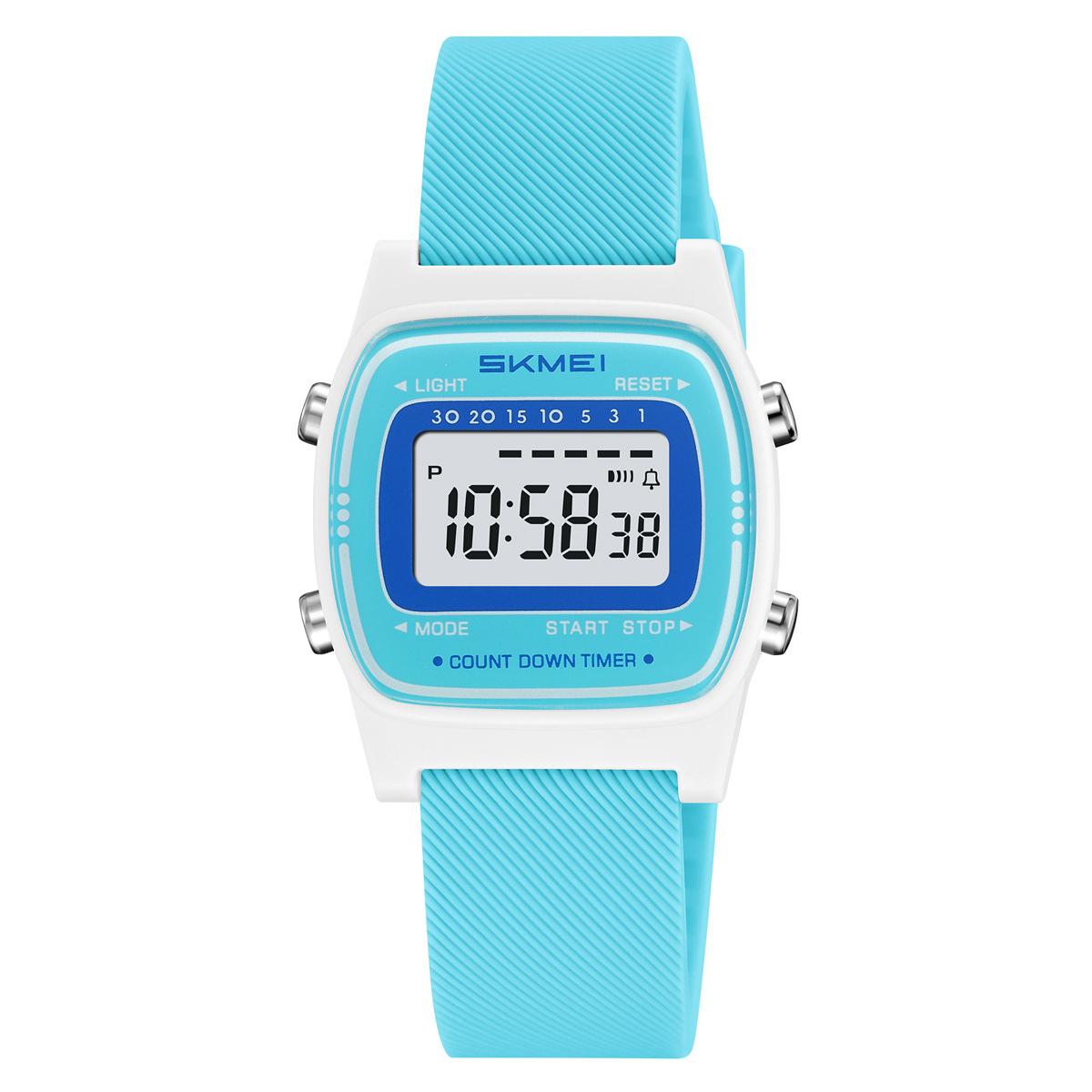 Unisex Digital Watch SKMEI Retro Mint 50M Waterproof Backlight 2540