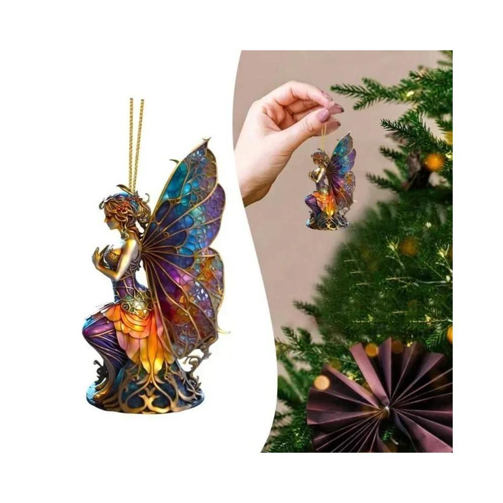 1 Pcs Pretty Fairies Painted Mysterious Ornament Creative Design Household Garden Decoration Suitable Living Room Hang Decor New