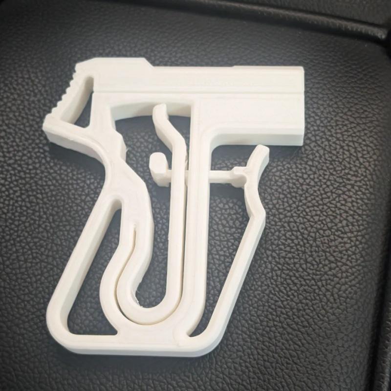 Mini Toothpick Launcher Toy Gun Funny Shooting Toys 3D Printed Model Gift Outdoor Sports Decompression Toys