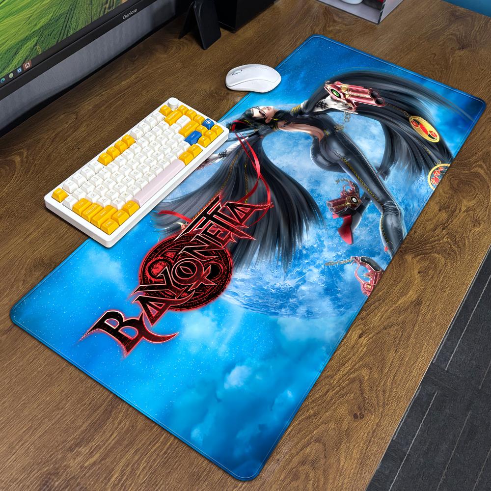 BBayonetta Game Mouse Pad XXL Computer Accessories Large Keyboard Laptop Table Pad The New Product Gamer Gaming