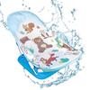 Baby Bath Seat, Foldable Portable Infant Bathtub with Adjustable Recline & Anti-Slip, Newborn to Toddler Bath Chair with Drain Hole