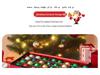 Foldable Oxford Cloth Christmas Ornament Storage Box with 128 Compartments