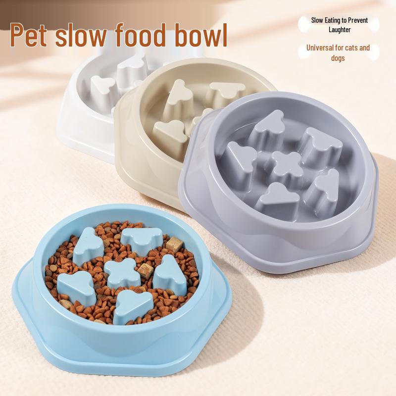 Pet Slow Feeder Anti-Choke Dog Bowl