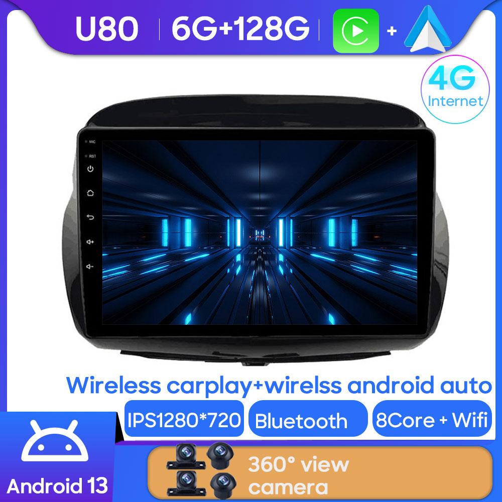 Android 14 Car Dvd For Honda FRV FR-V EDIX 2004 2005 2006 2007 2008 2009 Auto Radio Stereo Multimedia Player GPS Navigation 2din