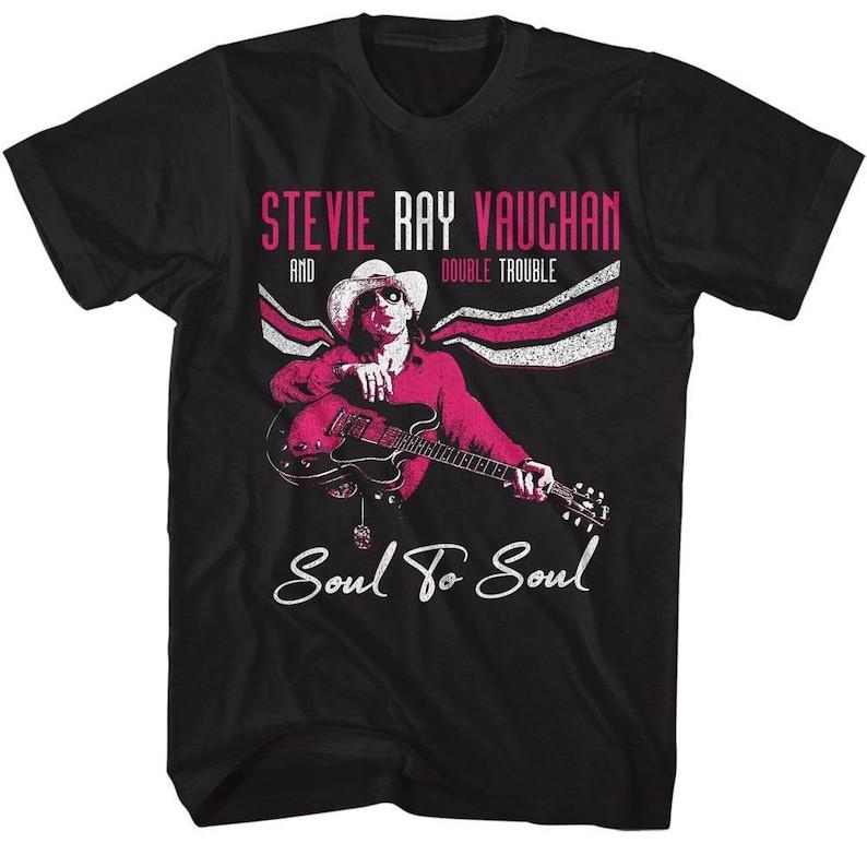 Stevie Ray Vaughan Soul To Soul Black T-Shirt S разноцветный