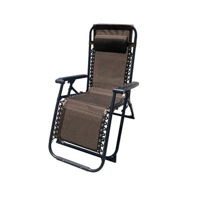 Outdoor Reclining Garden Lounge Chair 90 X 108 X 66 Cm Brown - Marbueno