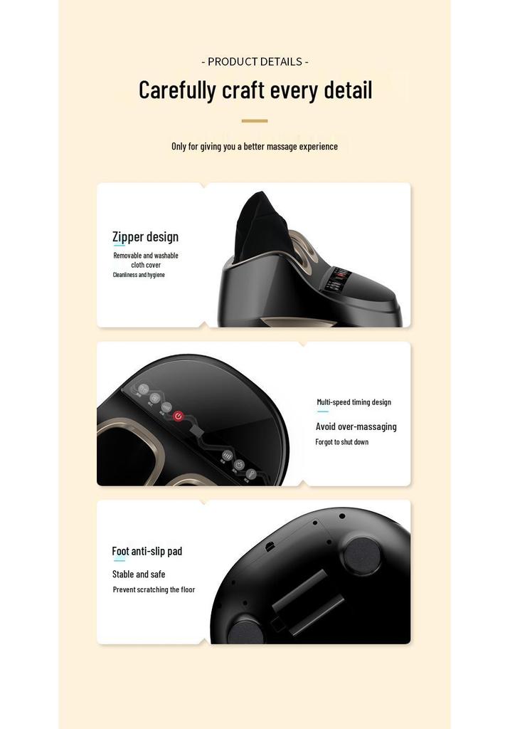 Fully Automatic Smart Foot & Leg Massager for Home Use