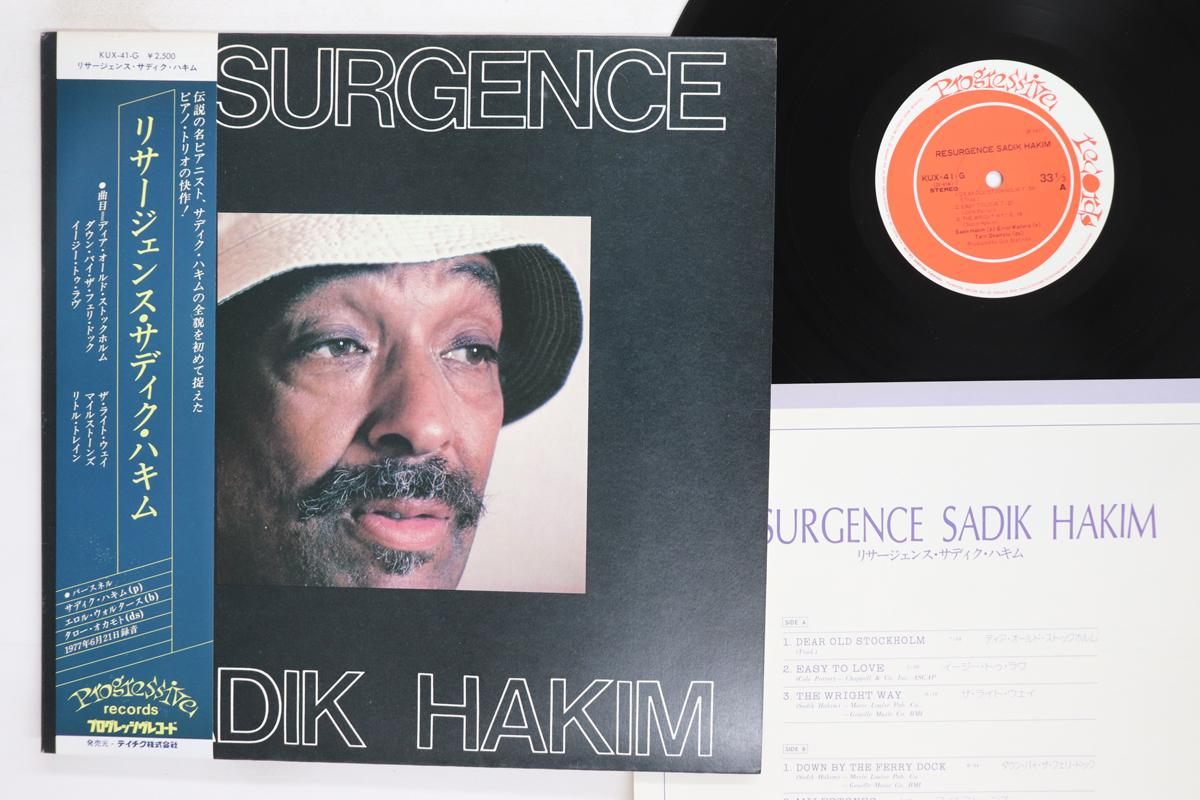 

LP Record SADIK HAKIM Resurgence KUX41G PROGRESSIVE 1977 Japan Obi Jazz Used