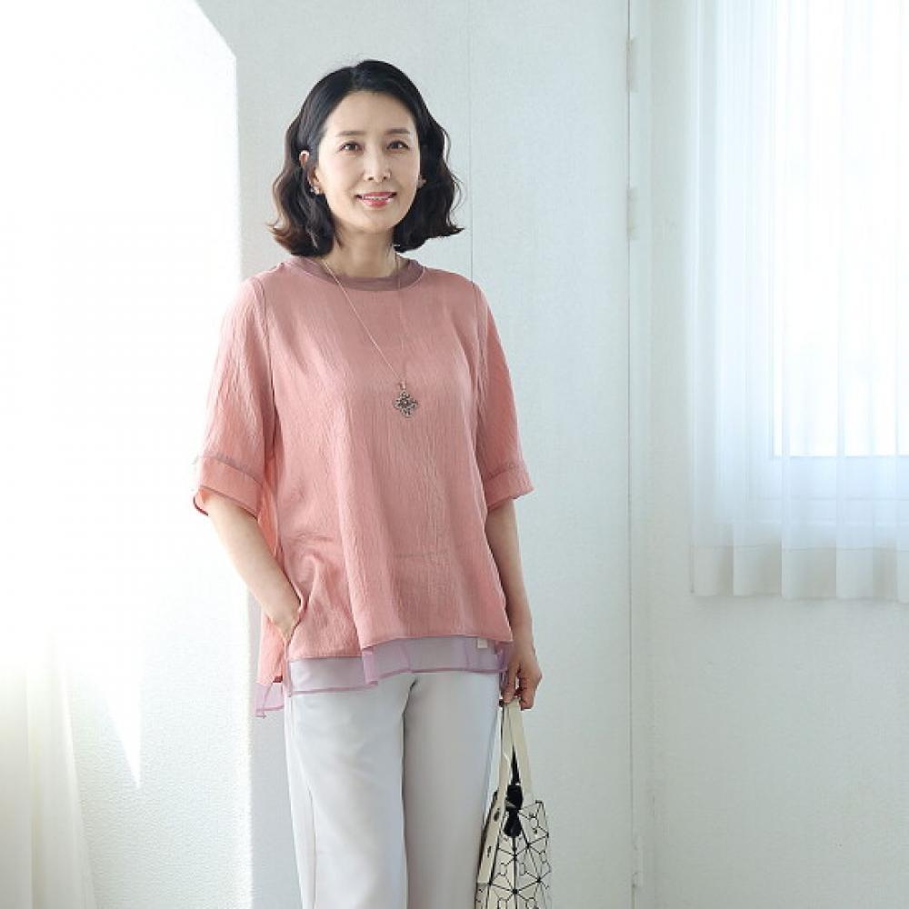 Shiz Madam Women S Ice Rayon Wrinkle T blouSe T57548