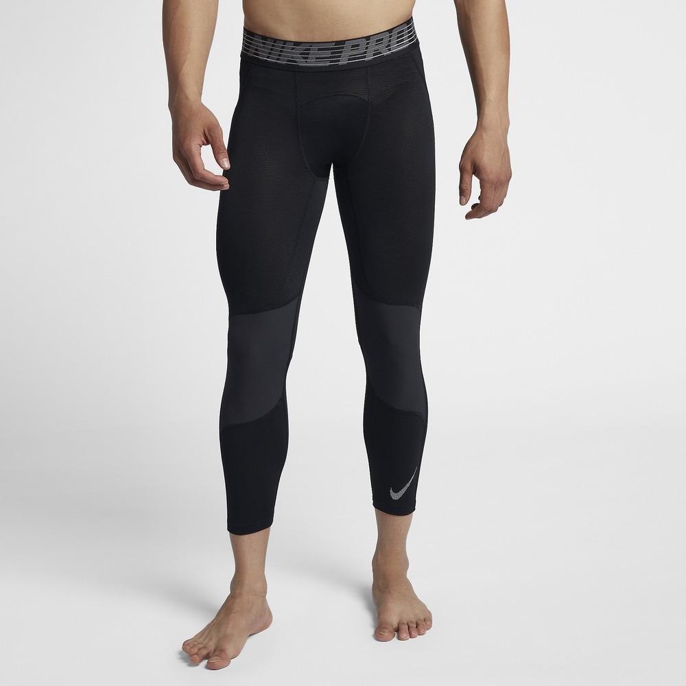 Nike Elastic Logo Slim Fit Sports Long Pants Men Bottoms Black 891835-010