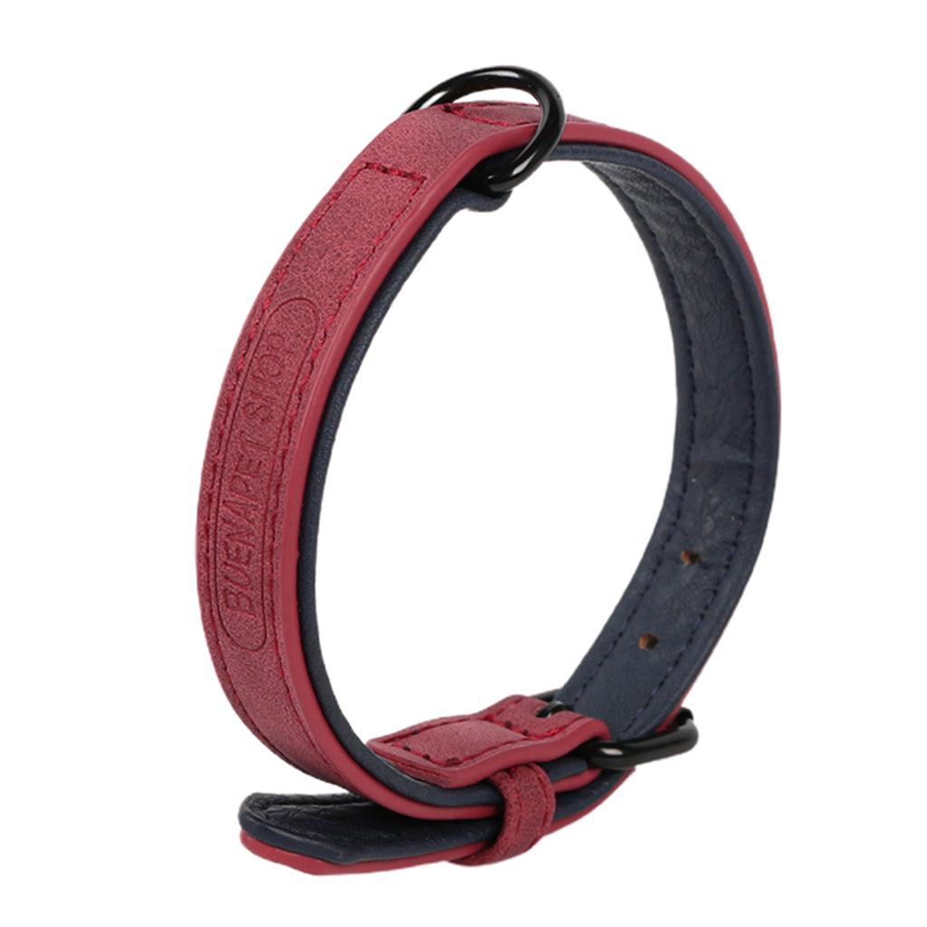 Katzenhalsband, einfarbig, verstellbar, verschleißfest, modisch, für Haustiere, Hunde, Kunstlederhalsband