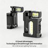 2PCS Magnetic Work Light With Type C Fast Charging IP68 Waterproof Rotatable Head For Technicians Repair And Cave Exploration