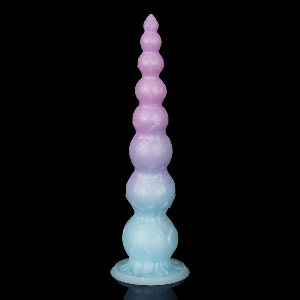New Long Anal Plug Silicone Butt Plug 8 Anal Beads Soft Flexible Dildo Masturbation Adult Sex Toy Prostate Massage Dilator G Spot Clitoris Masturbator