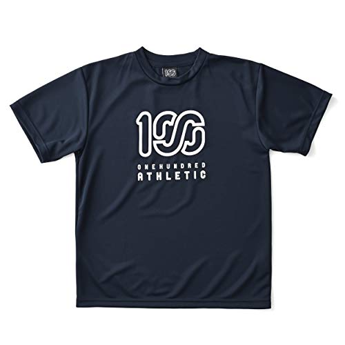 

[ONEHUNDRED ATHLETIC] 100A S/S GRAPHIC TOP *Type-B (Navy, L)