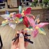 Kids Sequin Hair Clip Summer Funny Children's Hairpin Cute Cartoon Windmill Hair Clip