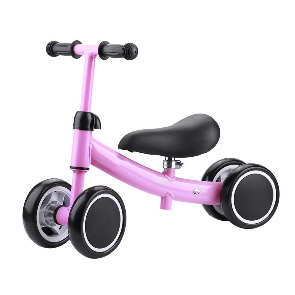 Balance Training Mini Bike Scooter Walker Scooters for 1 2 Years Old Baby (Pink)