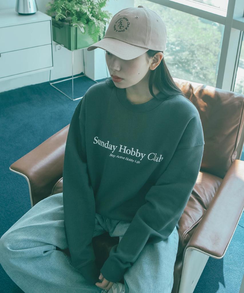 SUNDAY HOBBY CLUB Shc Circle Logo Curve Cap - Beige