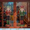 Schiaccianoci Soldato Statico Adesivo da Finestra Rimovibile in PVC Decorazione per Hall Hotel Festival di Natale